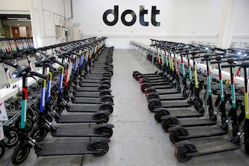 Scooters de Dott. (Charles Platiau/Reuters)