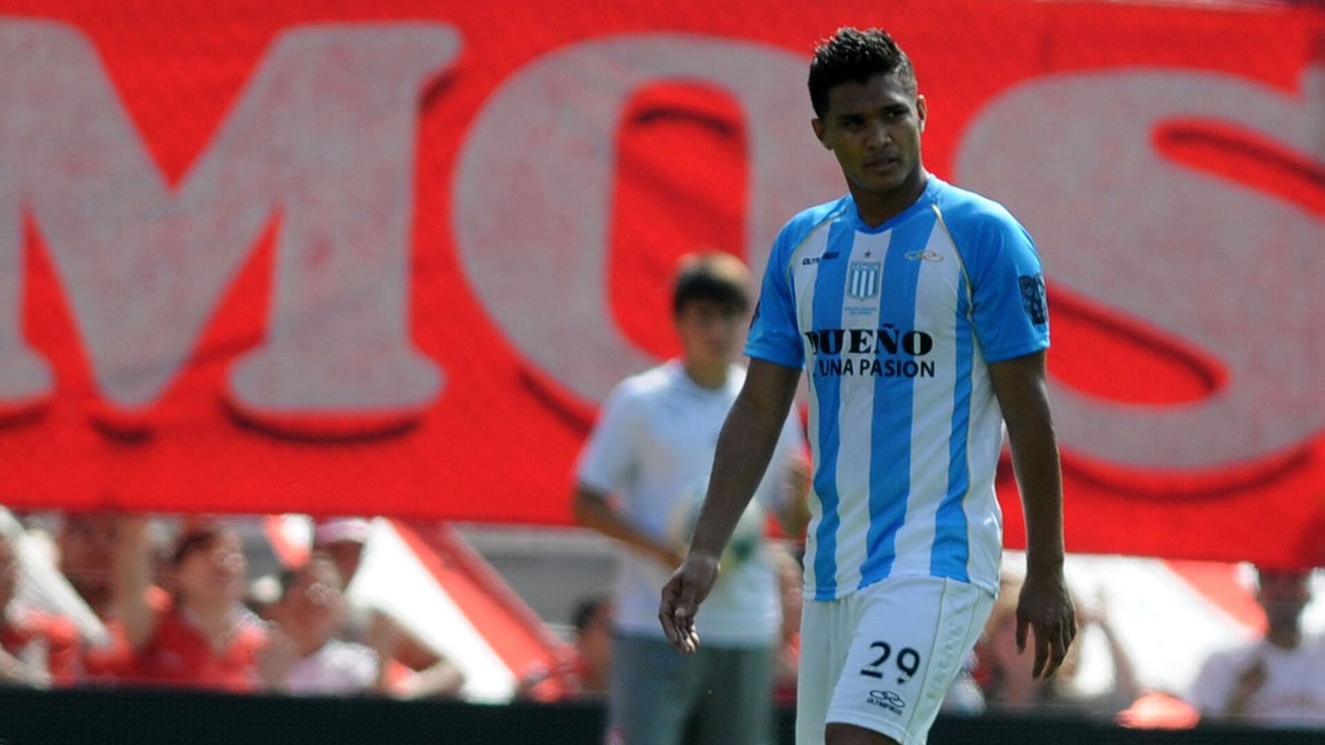 Teo, el día que fue expulsado contra Independiente (Foto: @fotobairesarg)