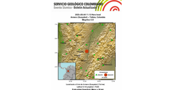 El SGC confirmó un evento