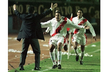 La selección peruana dirigida por