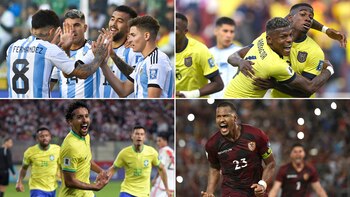 Argentina, Ecuador, Brasil y Venezuela,