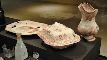 Vajilla encontrada en muy buen