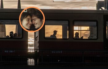 Su novio se quedó dormido