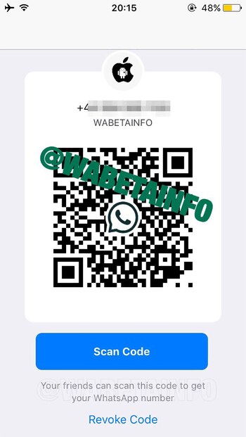 El código QR serviría como