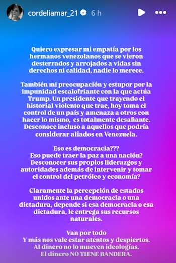 Mónica Sánchez advierte sobre la