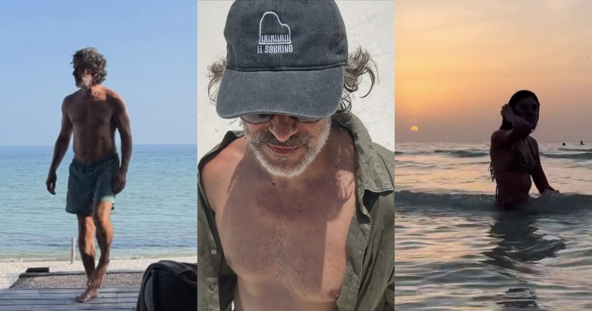 Leonardo Sbaraglia y Rebeca Ricosta: las imágenes de un refugio romántico en Holbox