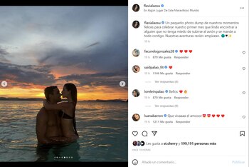 Flavia Laos le dedica romántico