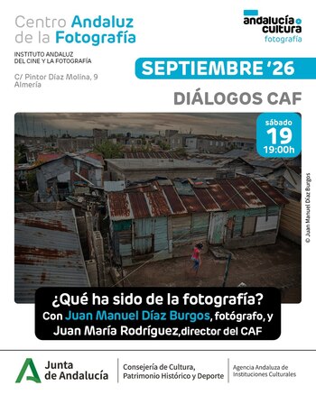 16/09/2026 Cartel de 'Diálogos CAF' con Juan Manuel Díaz Burgos y Juan María Rodríguez.
SOCIEDAD
JUNTA DE ANDALUCÍA