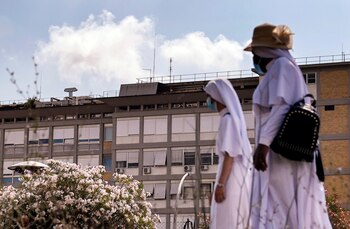 Exterior del policlínco Gemelli de