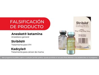 Cofepris emitió una alerta por