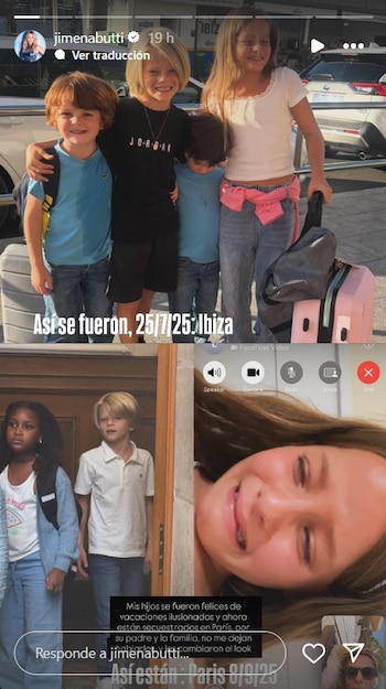 La modelo cordobesa mostró el antes y el después de sus hijos