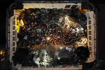 El tejado, hecho de losas