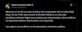 La senadora cuestionó el accionar
