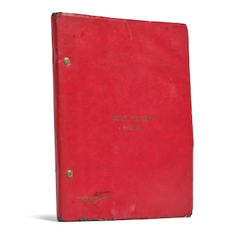 El guion original de Annie Hall que perteneció a Diane Keaton fue el lote más disputado de la primera subasta y se vendió por USD 394.200 - (Fotografía cortesía de Bonhams)