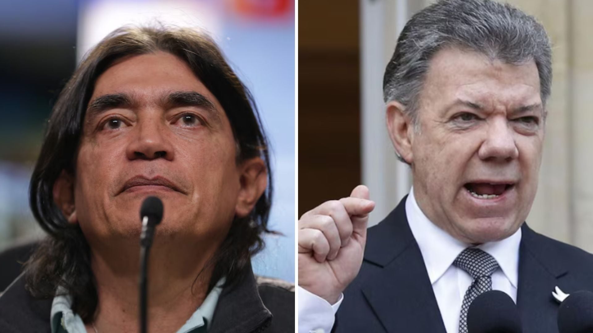Gustavo Bolívar reclamó a Juan Manuel Santos por reformas pendientes tras su pedido de defender la paz - crédito Colprensa