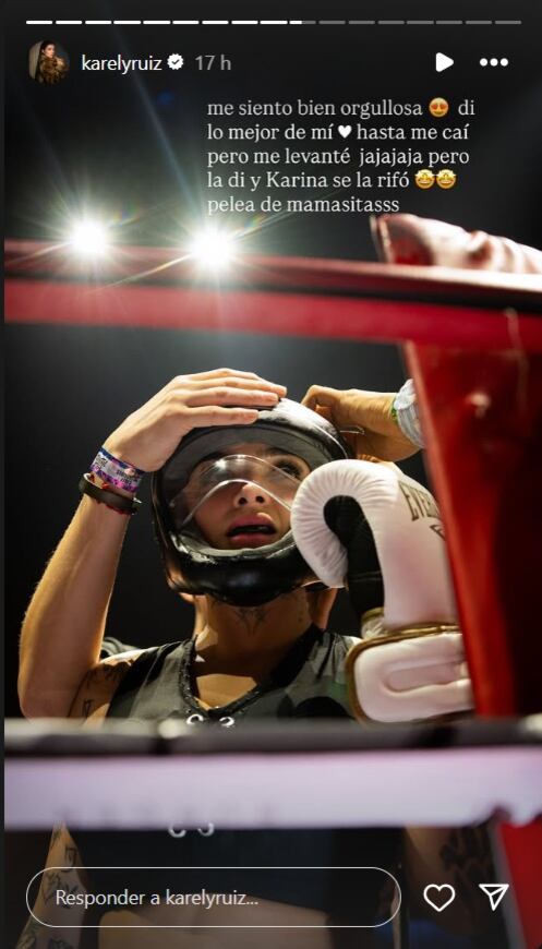 Esto dijo Karely Ruiz tras vencer a Karina García (IG/ @karelyruiz)