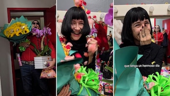 Susana Zabaleta recibió un "ramo