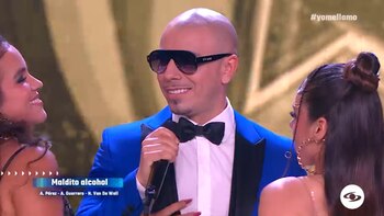 El artista tuvo compañía -