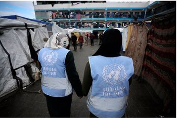 Voluntarias de UNRWA en Gaza en marzo de 2024 (Foto: EuropaPress/Archivo)
