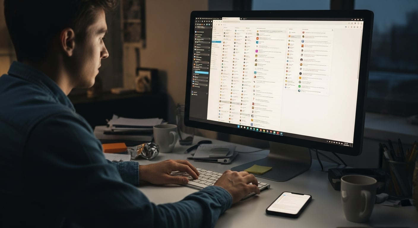 Las notificaciones, el multitasking y la revisión constante de mensajes fragmentan el trabajo y reducen la profundidad del pensamiento - (Imagen Ilustrativa Infobae)