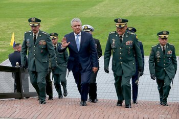 El presidente de Colombia Iván