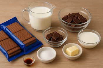 El postre combina capas de