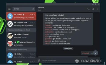 Abre Telegram e inicia una