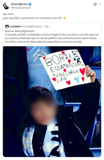 La publicación de Borja Iglesias