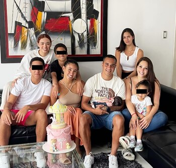 Melissa Klug y su familia