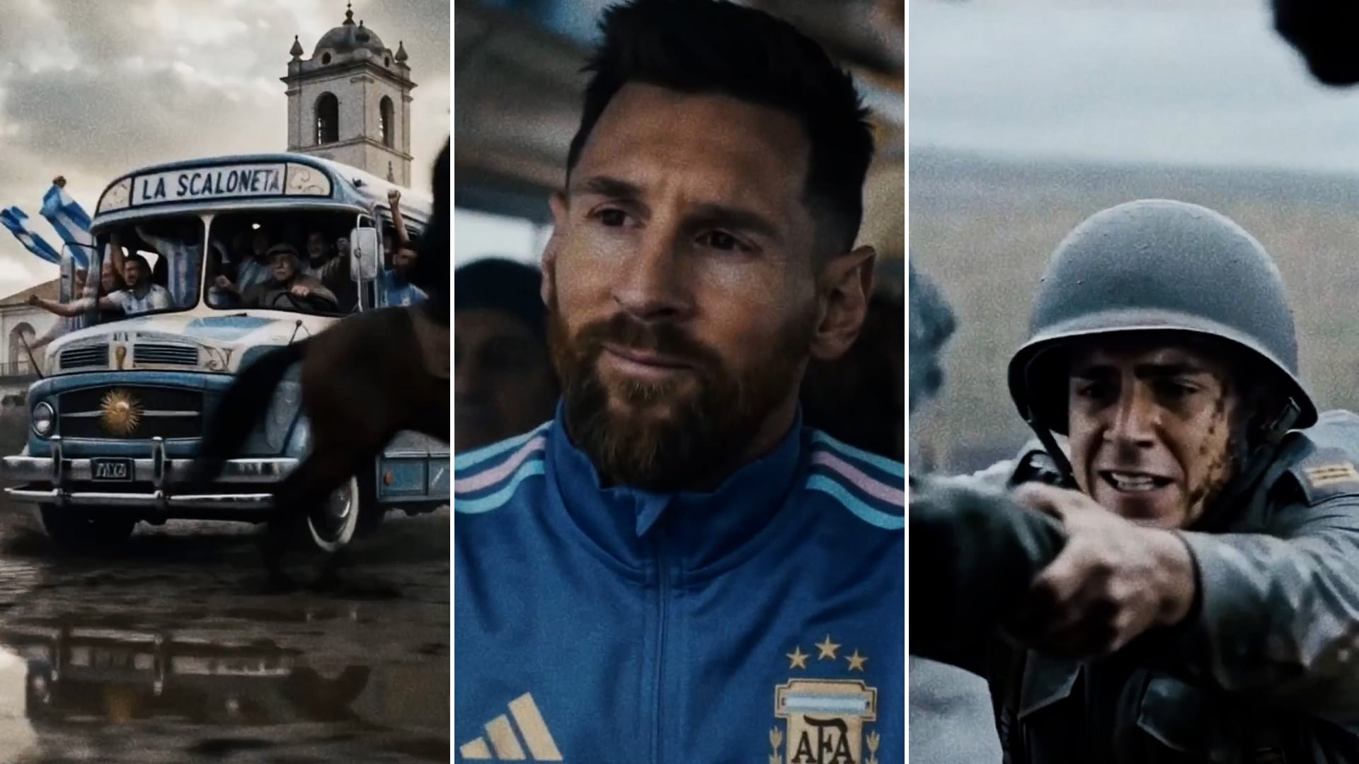 La Revolución de Mayo, el saludo de San Martín y Messi y el homenaje a los soldados de Malvinas se destacan en el segundo video de la Scaloneta