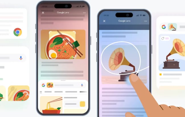 Google Lens funciona como un buscador de Google integrado en la cámara del teléfono y resuelve tareas cotidianas a partir de imágenes.