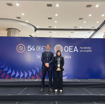 Mariana Romano fue acompañada por