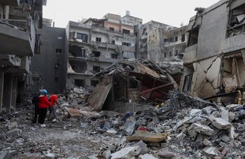 Los cazas israelíes completaron unas 14.000 horas de vuelo para atacar, junto a artillería, unos 12.500 objetivos de Hezbollah (REUTERS/Mohamed Azakir)