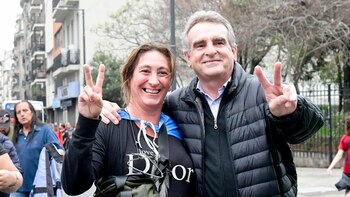 El jefe de Gabinete junto