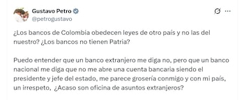 Gustavo Petro, presidente de Colombia,