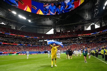 Los primeros cuatro partidos en Atlanta reunieron a más de 270.000 espectadores en el estadio durante el Mundial 2026 (AP Foto/Mike Stewart)