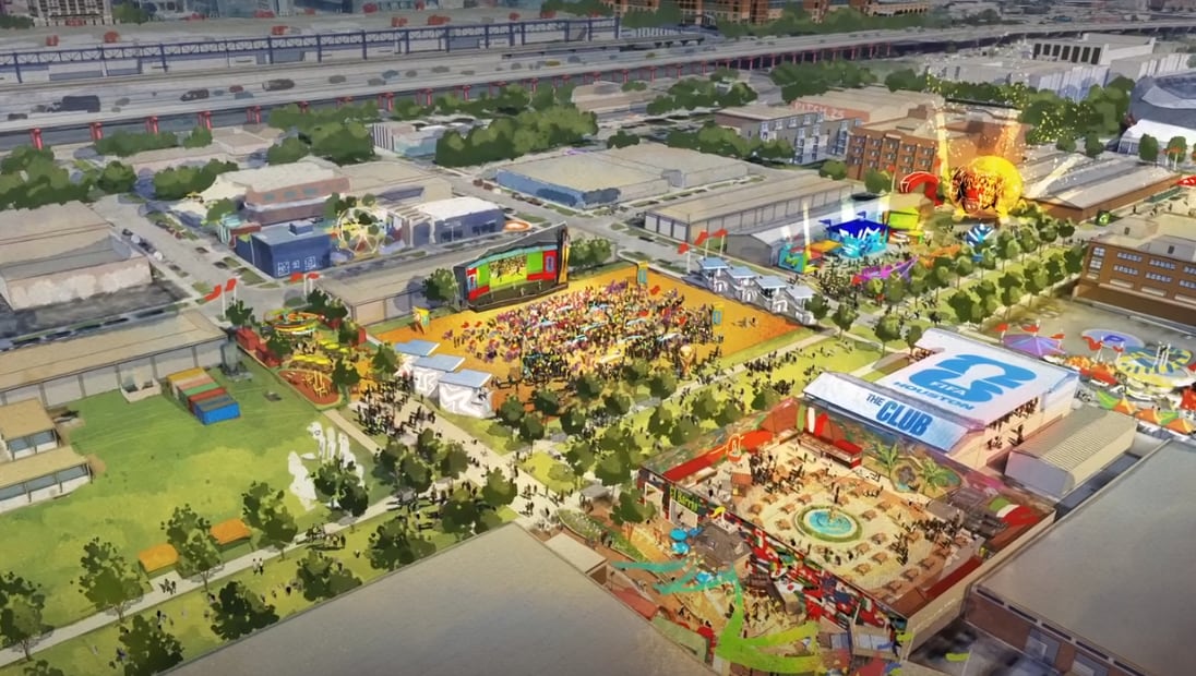 El evento central permitirá disfrutar de los partidos y de una amplia oferta gastronómica y artística, con locales del barrio integrados a la experiencia (@houstonmayor)