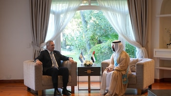 En su adiós a la Argentina, el embajador de Emiratos Árabes Unidos resaltó el apoyo oficial ante los ataques iraníes