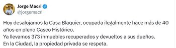 Jorge Macri destacó la recuperación