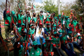 Guardias indígenas fueron registrados este