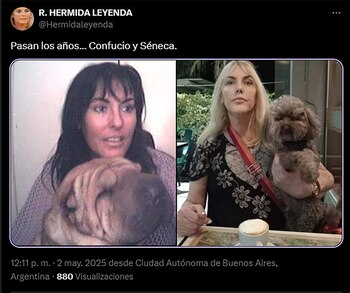 El último posteo en la