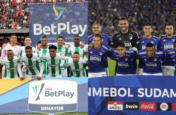 Millonarios y Atlético Nacional tienen