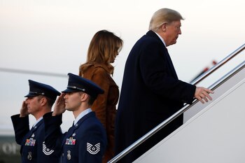 Trump y la primera dama