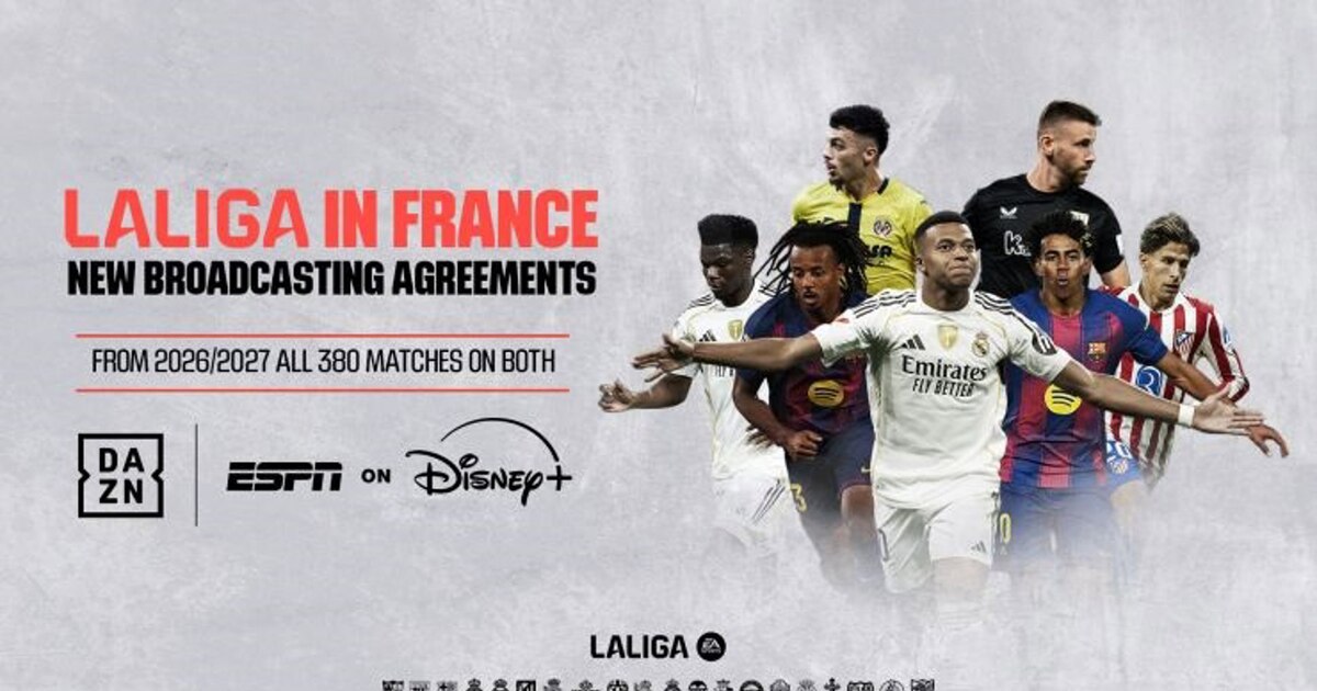 Disney+ y DAZN retransmitirán LaLiga EA Sports en Francia hasta 2029 ...