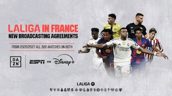 Disney+ y DAZN retransmitirán LaLiga EA Sports en Francia hasta 2029