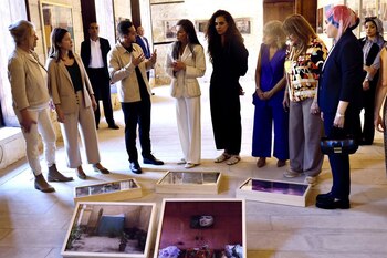 Letizia visita la Fundación Sultán