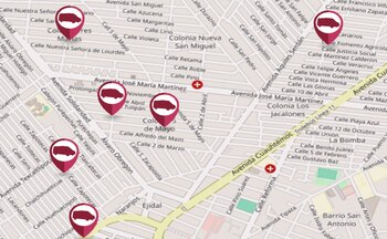 Ubicación de Módulos de atención