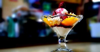 Los helados se hacen con