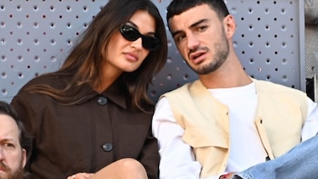 Estela Grande y el futbolista