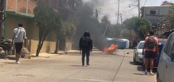 Diversos vehículos fueron afectados, algunos